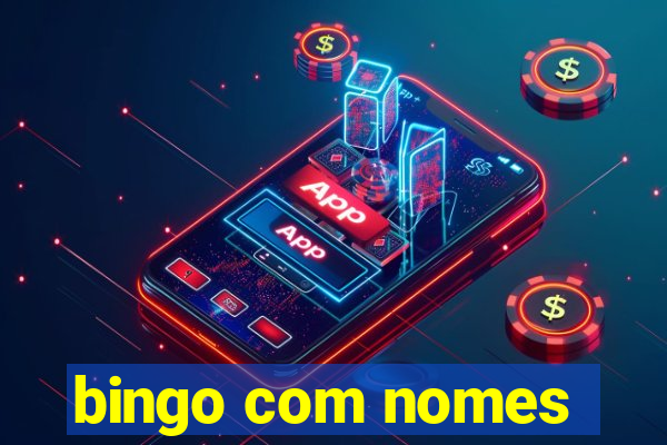 bingo com nomes